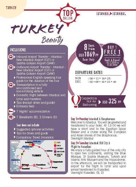 Turkey 8 Days Turkey Beauty 1