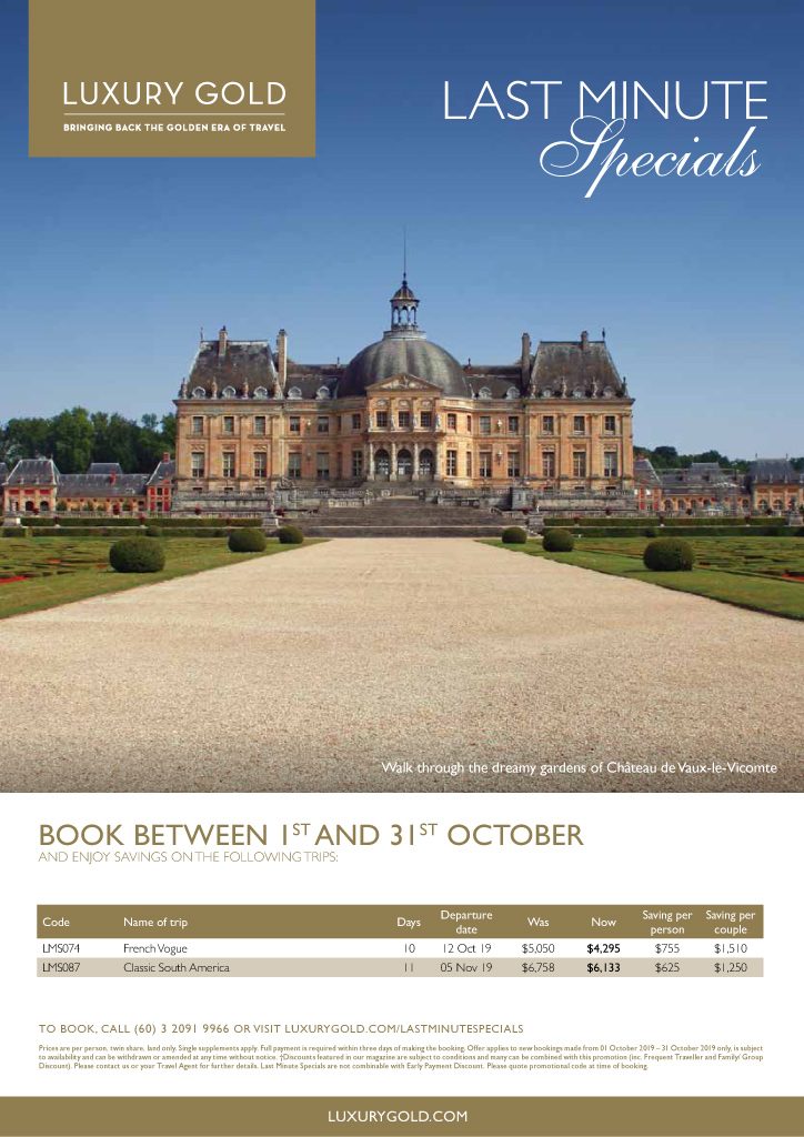 Insight Vacations LG Last Minute Special