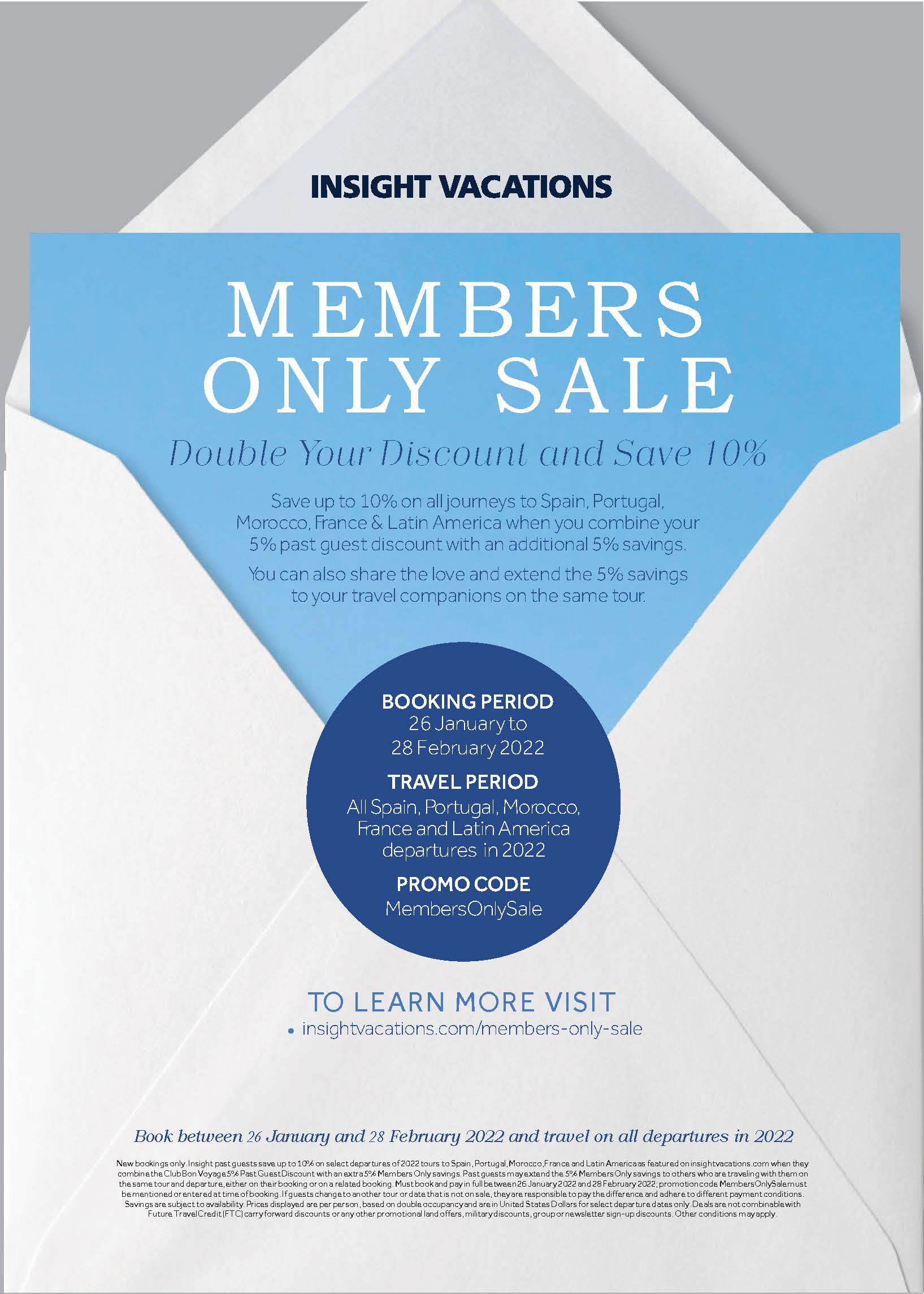 Insight Vacations Members Only Sale INSIGHTS VACATION MEMBERS ONLY SALE Page 1