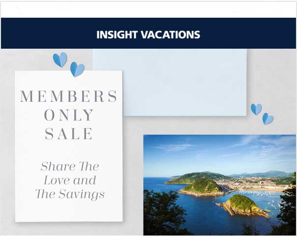 Insight Vacations Members Only Sale members only sale
