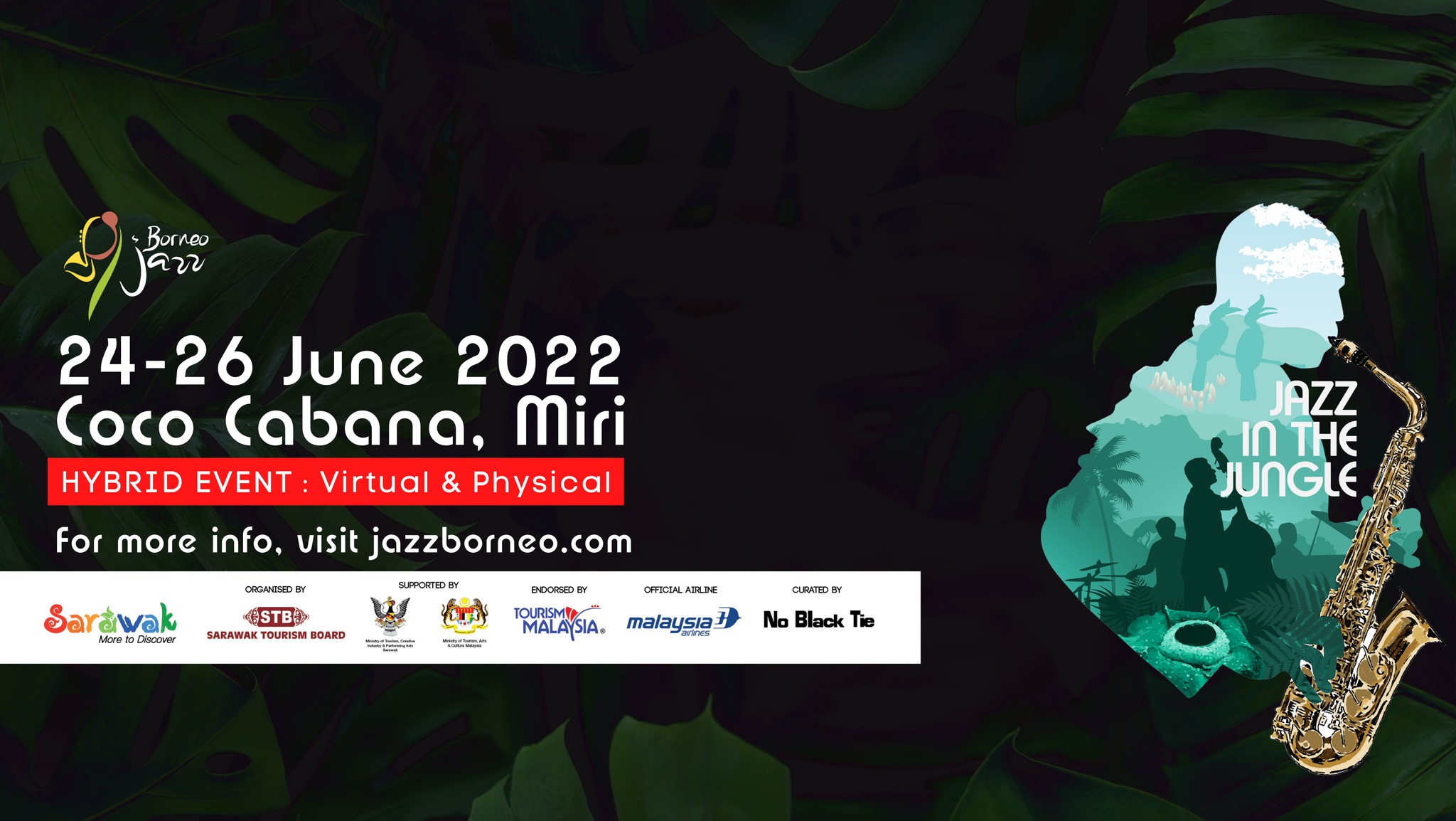 The Borneo Jazz Festival 2022 hero image bjf 2022