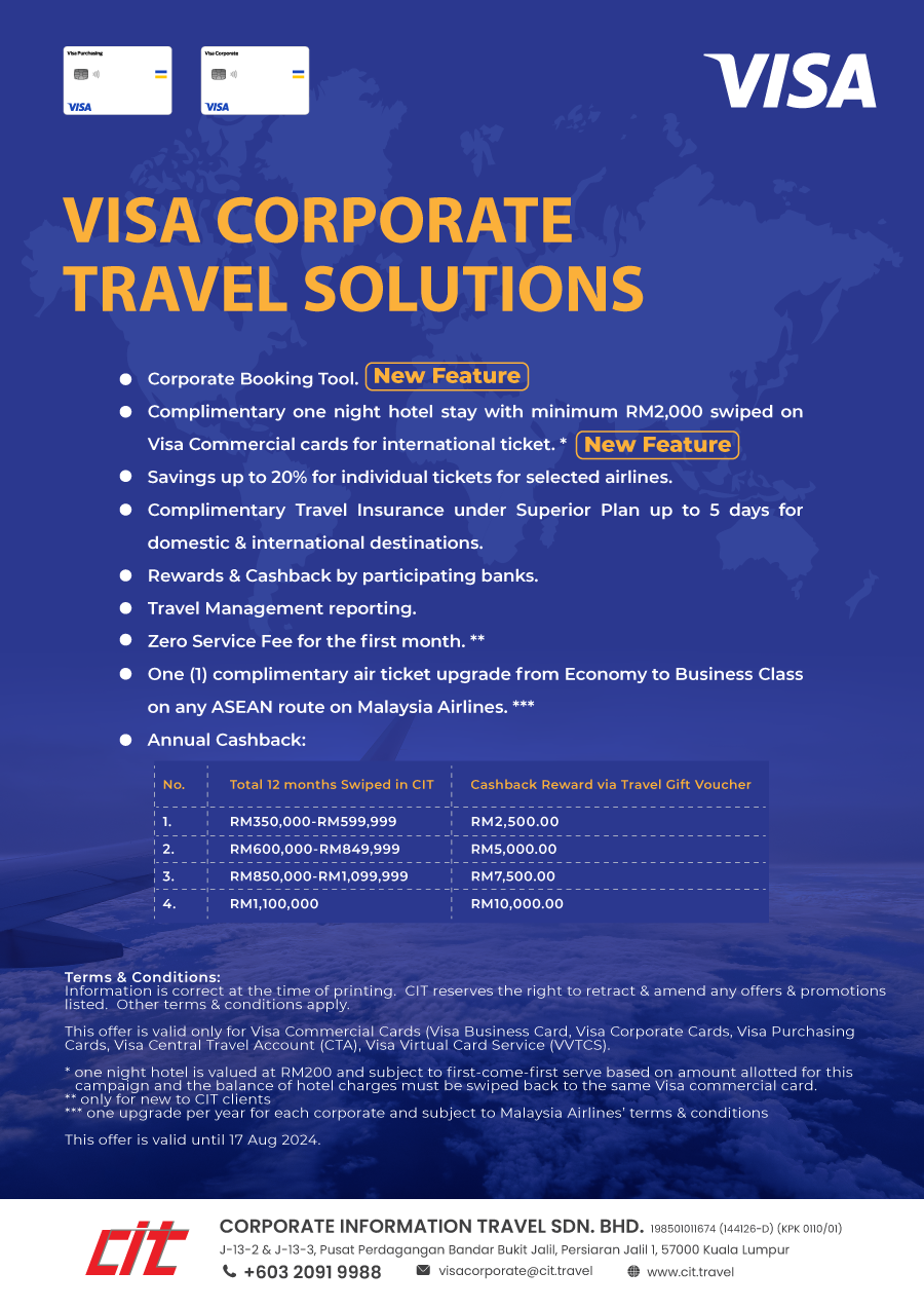 Corporate Travel - Test Visa Corporate Travel