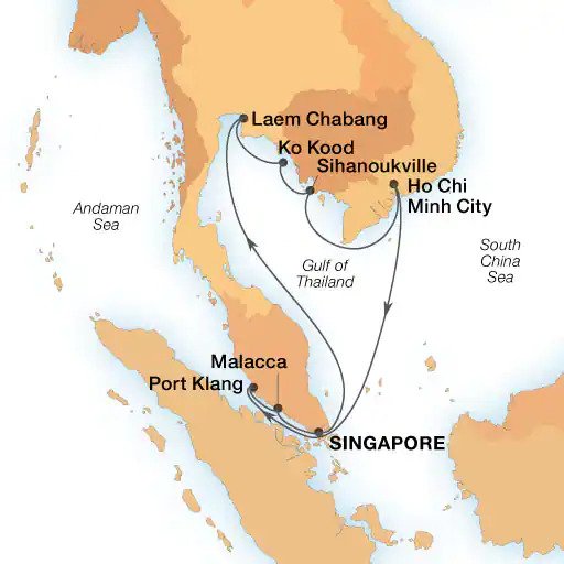 Seabourn seabourn 14d thailand vietnam malaysia