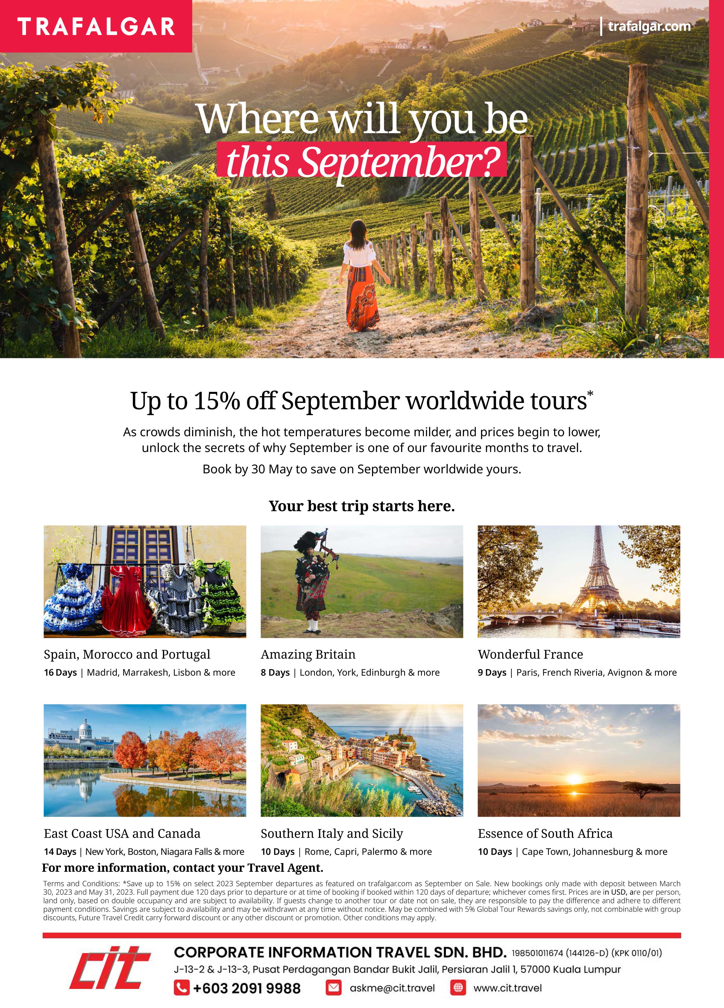 Trafalgar Corporate Information Travel